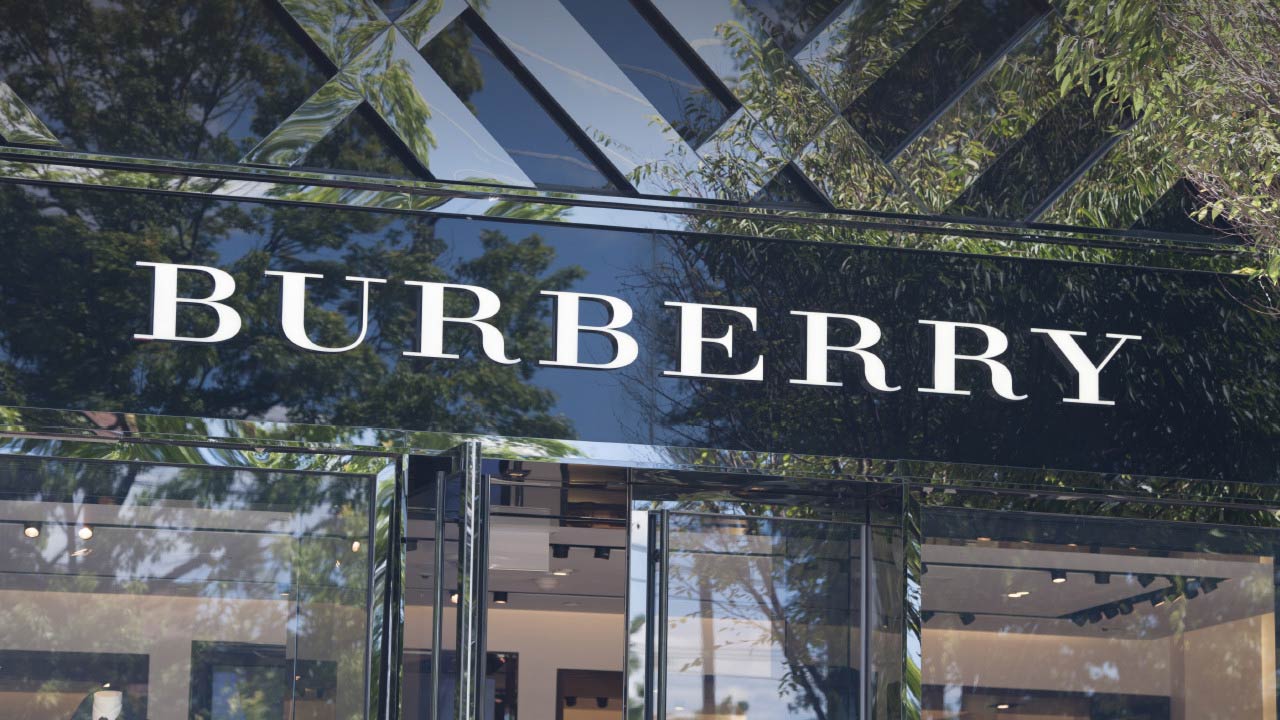 Burberry store sign