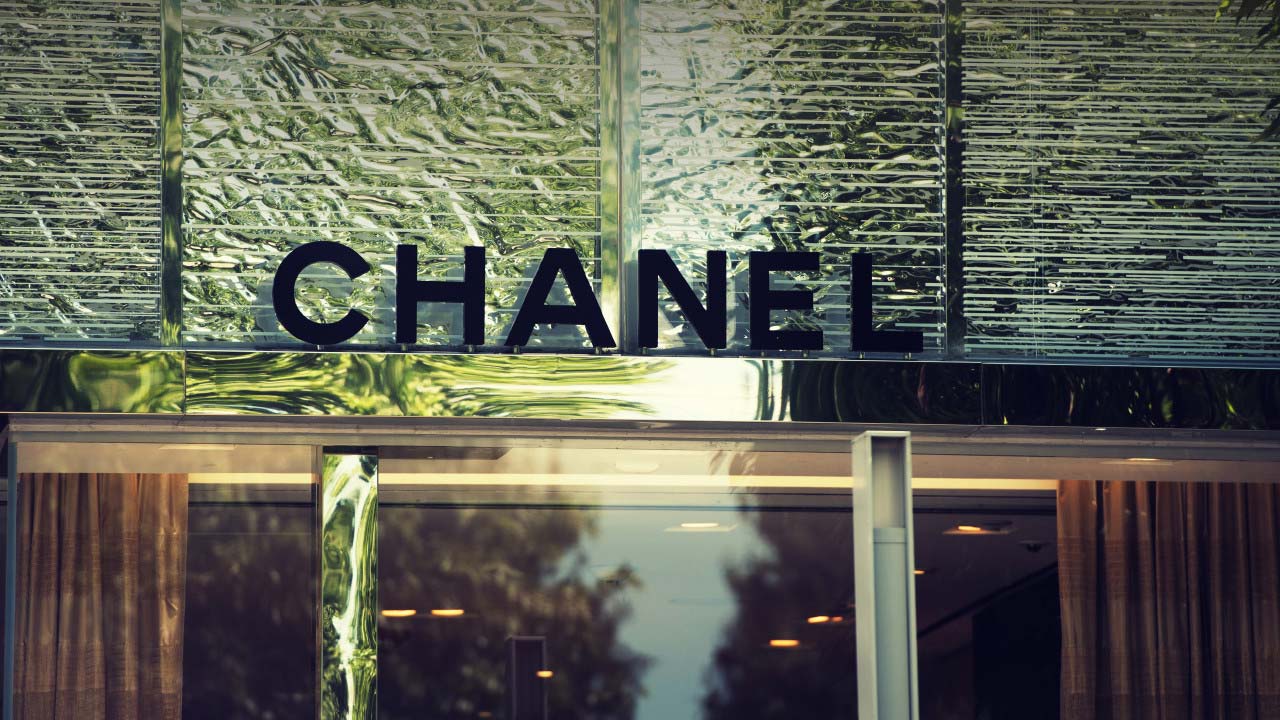 Chanel store sign
